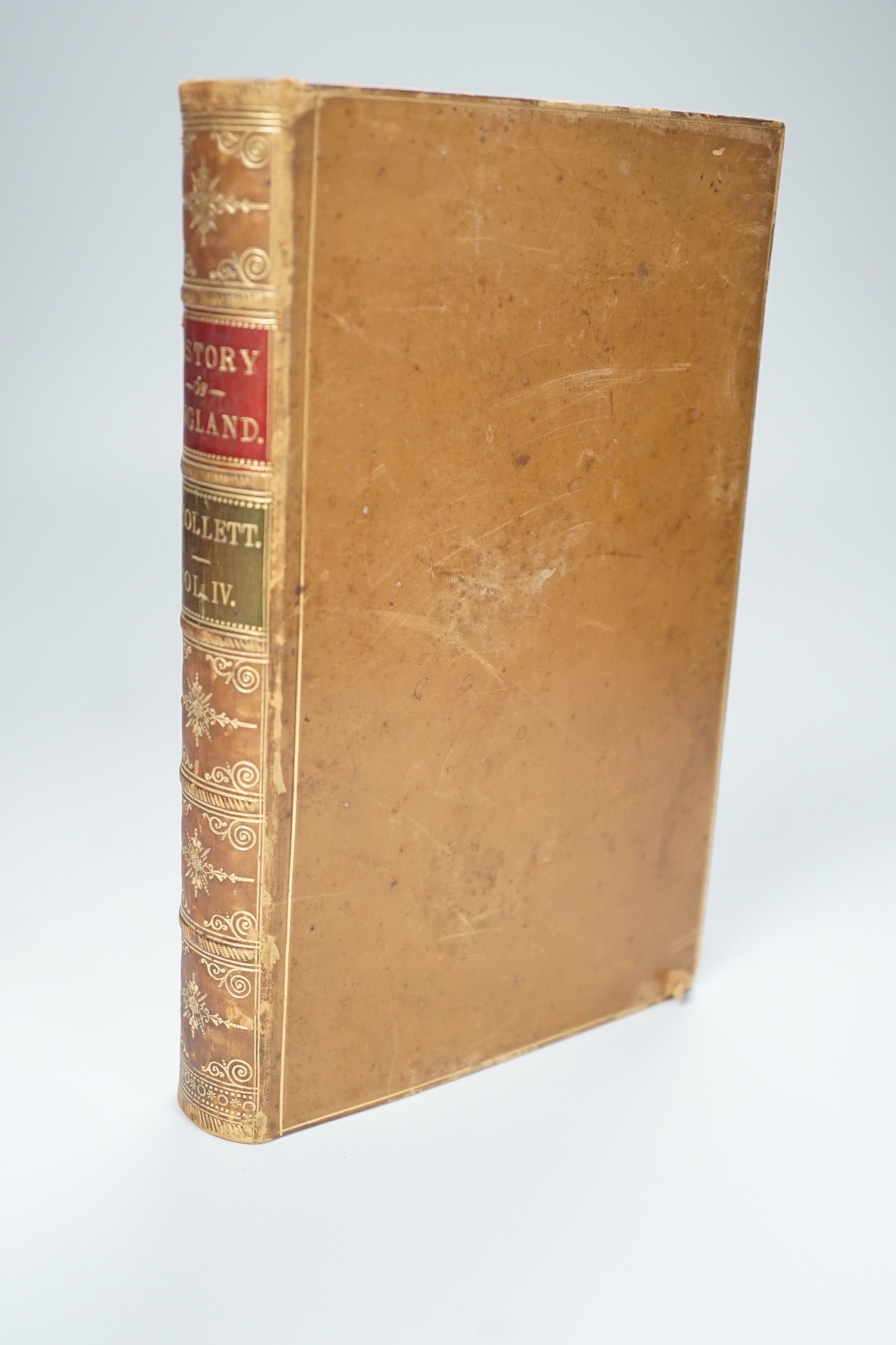 Hume, David - The History of England ... new edition, 6 vols. portrait frontis.; together with Smollet, Thomas - The History of England ... designed as a continuation of Mr Hume's History.